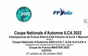 Coupe Nationale d’Automne ILCA Hyères du 27 au 30 Oct 22